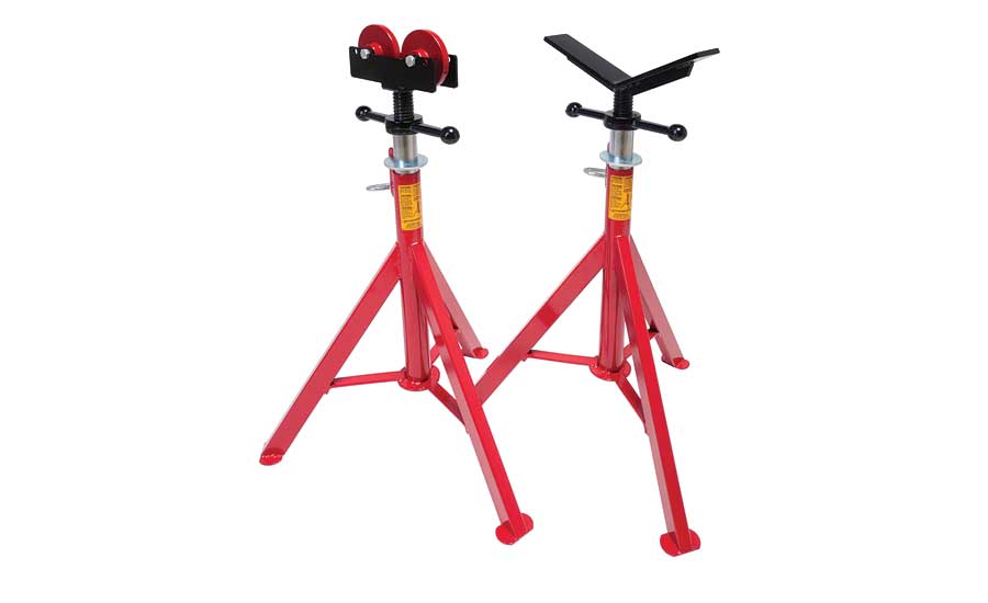 Pipe stands from Rothenberger