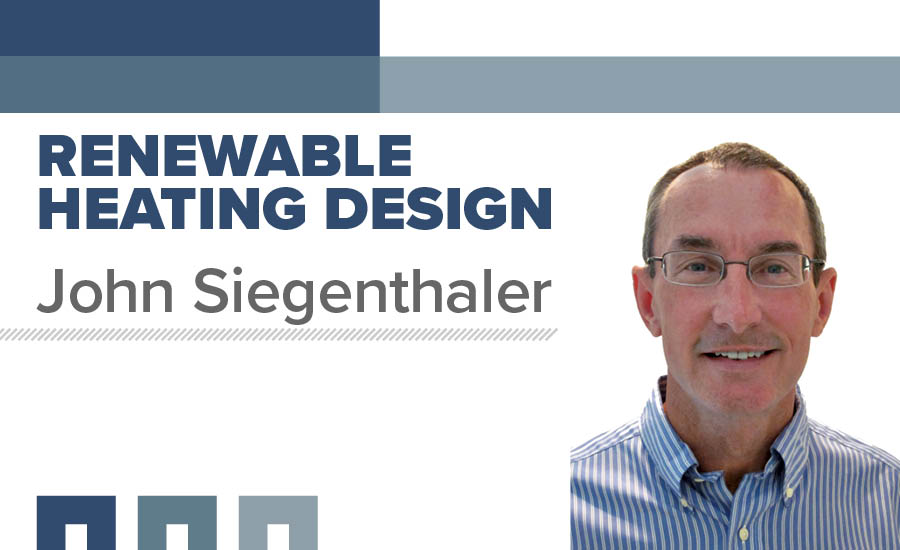 John Siegenthaler: Renewable Heating Design