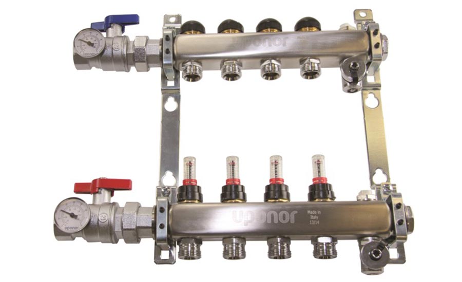 Uponor stainless steel manifold