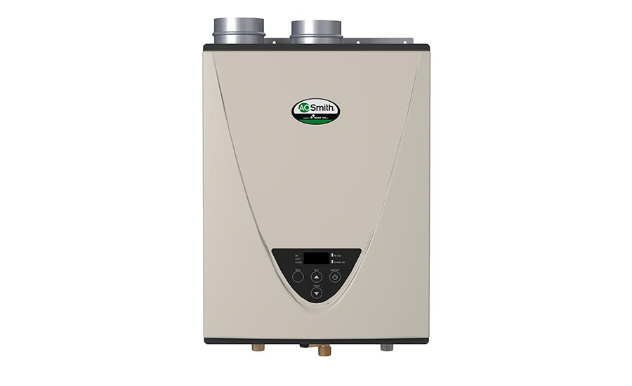 A. O. Smith’s line of commercial gas tankless water heaters