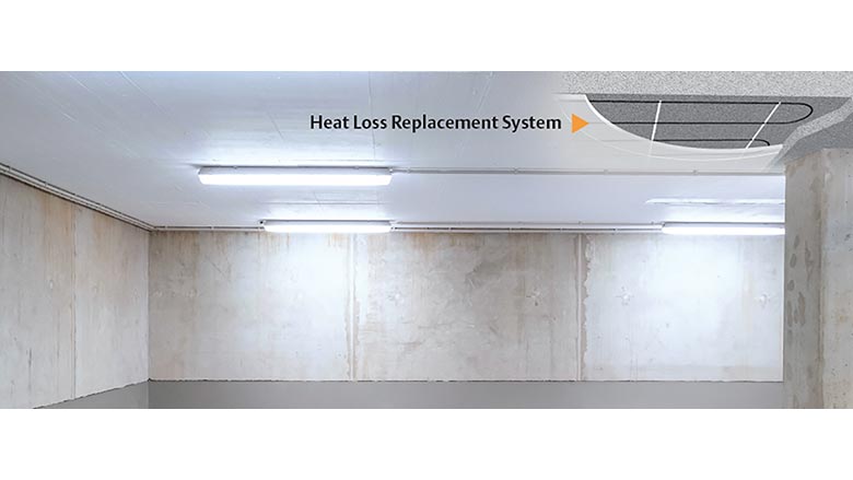 Emerson slab heating system