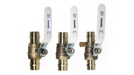 Uponor North America full-port ball valves