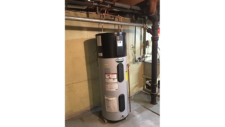 Voltex hybrid electric heat pump water heater