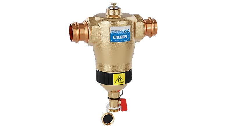 Caleffi Hydronic Solutions dirt separator with dual magnets