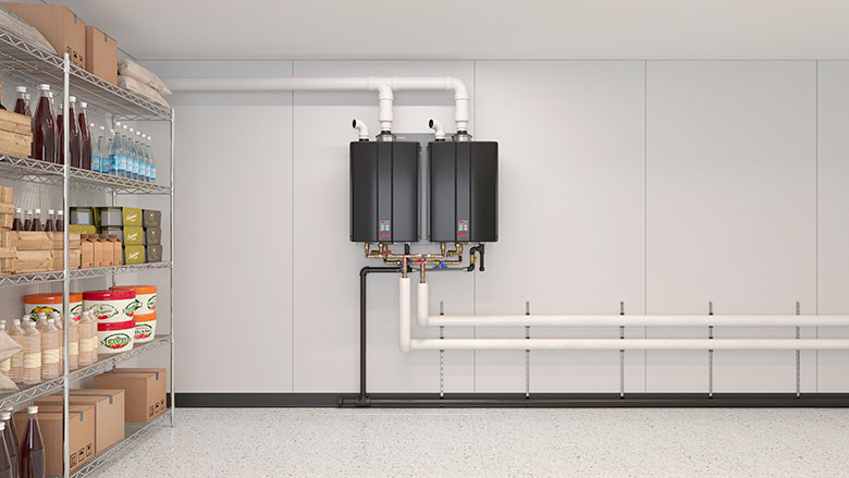 Rinnai’s TRX compact wall-mount system
