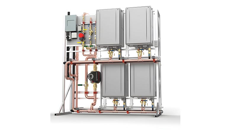 Facilities Resource Group Tankless rack system
