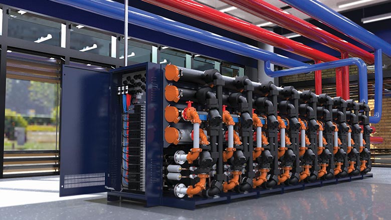 WaterFurnace International's commercial chiller bank