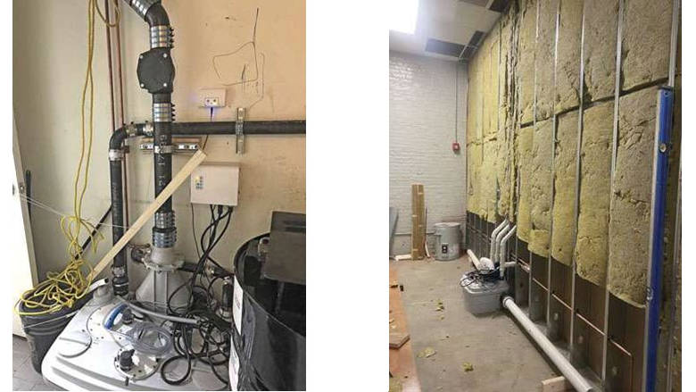 above-floor plumbing solution