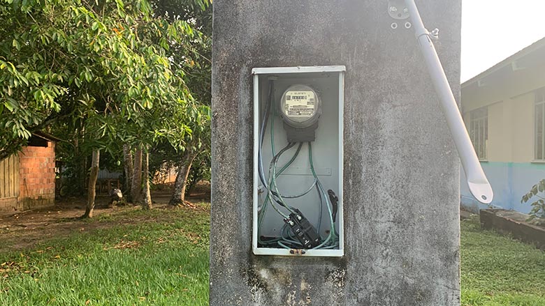 Manacapuru, Brazil electric meter