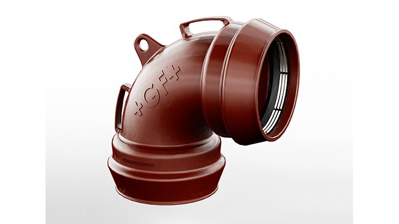 GF Piping Systems ductile iron fitting
