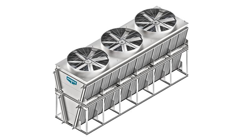 EVAPCO double-stacked dry cooler