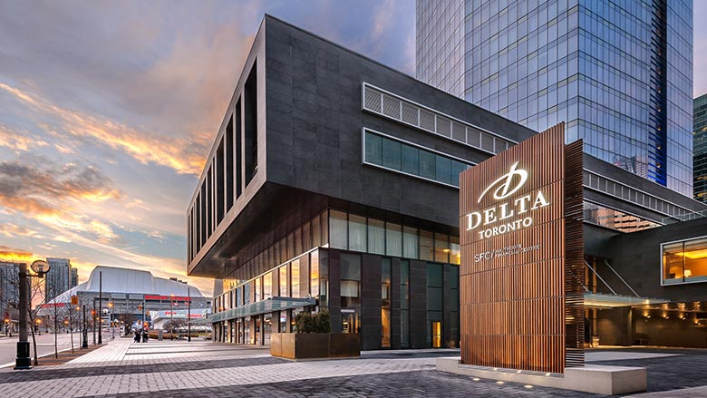 one of the largest luxury hotels in Canada, Delta Hotels