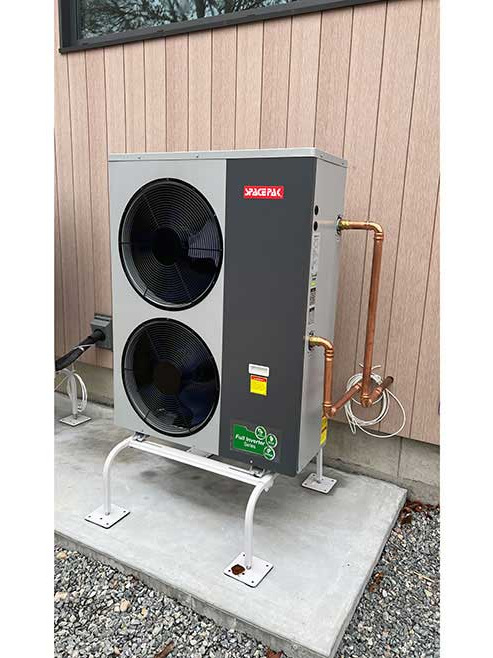 Air-to-water inverter heat pump