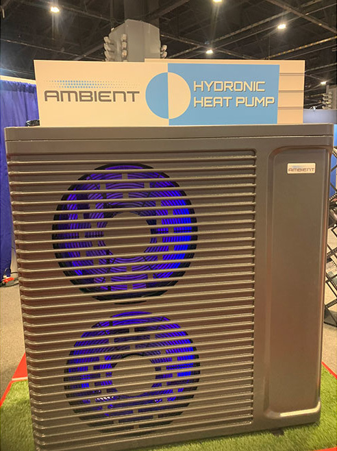 March 2024 Dave Yates column: AHR Expo Ambient Hydronic heat pump exhibit