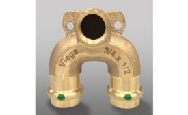 Double-drop elbow fittings from Viega