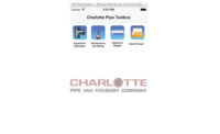 Plumbing app from Charlotte Pipe