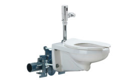 High-efficiency toilet and carrier system from Zurn