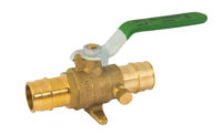Lead-free cold-expansion PEX ball valve from Matco-Norca