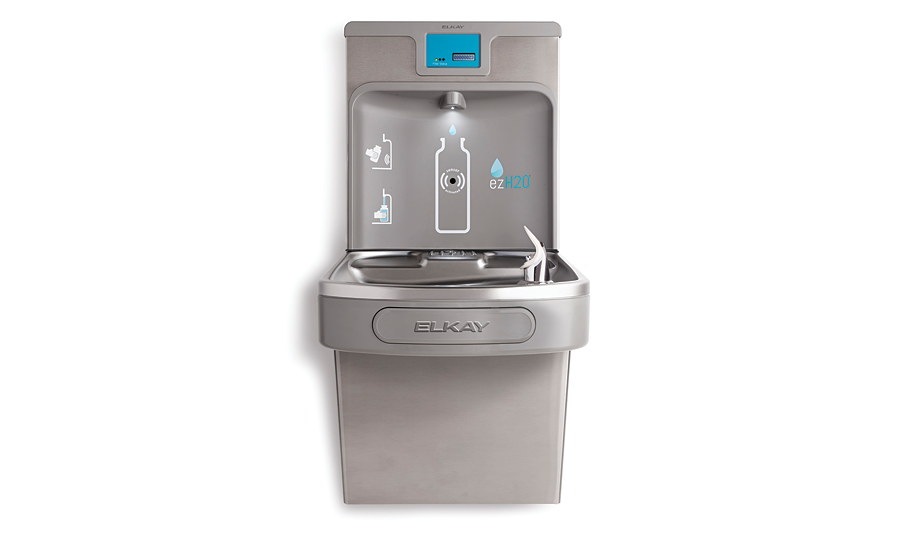 Self-diagnostic features for Elkay's bottle-filling station; energy efficient
