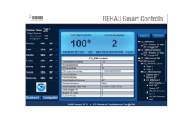 Snow- and ice-melting system from REHAU; PEX