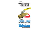 Press x hose ball valves from Webstone Valves