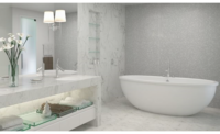 Spacious soaking tub from Americh