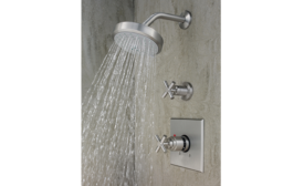 Thermostatic shower system