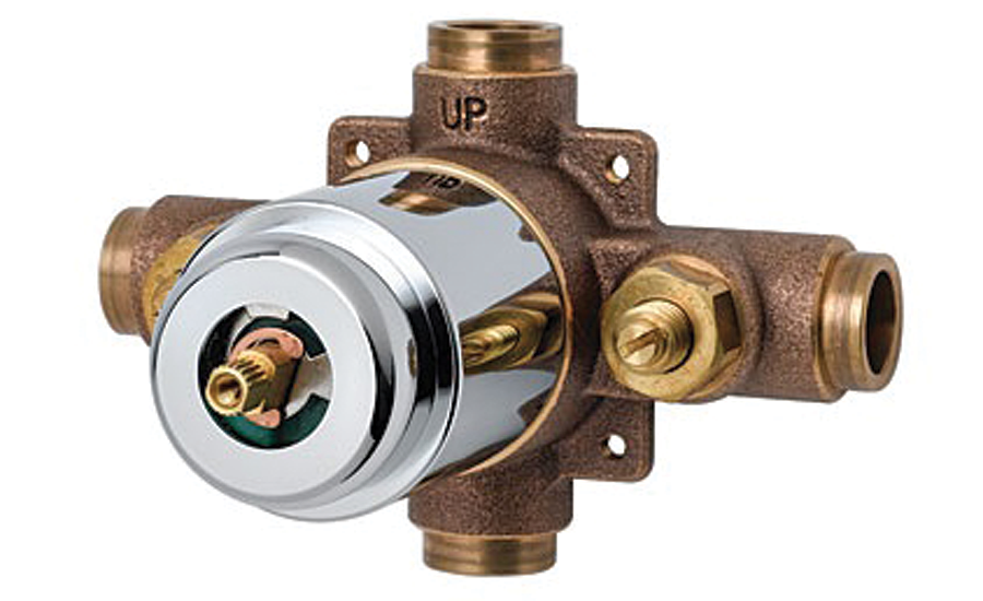 ADA-compliant shower valve