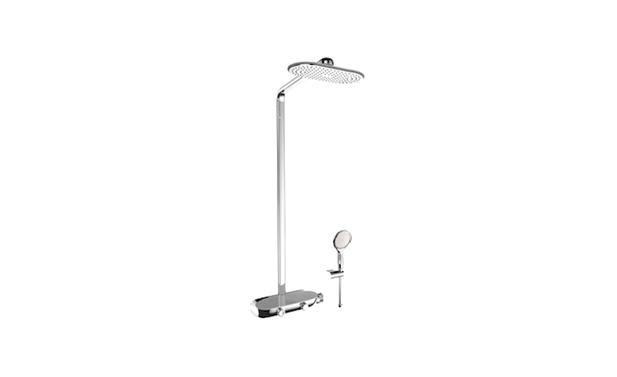 Push button shower system from Grohe