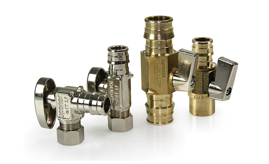 Lead-free brass valves from Uponor