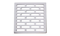 Square shower drains from Brasstech