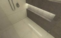 Wall shower drain from Quick Drain