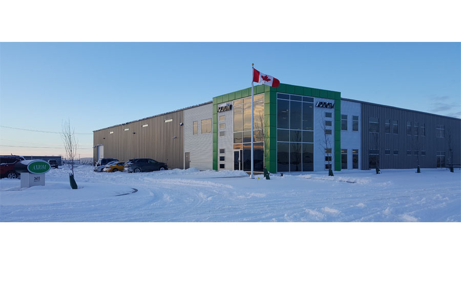 The new warehouse is located at 3603 Burron Avenue in Saskatoon, SK.