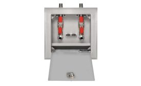 Stainless steel valves in dialysis boxes from IPS Corp.