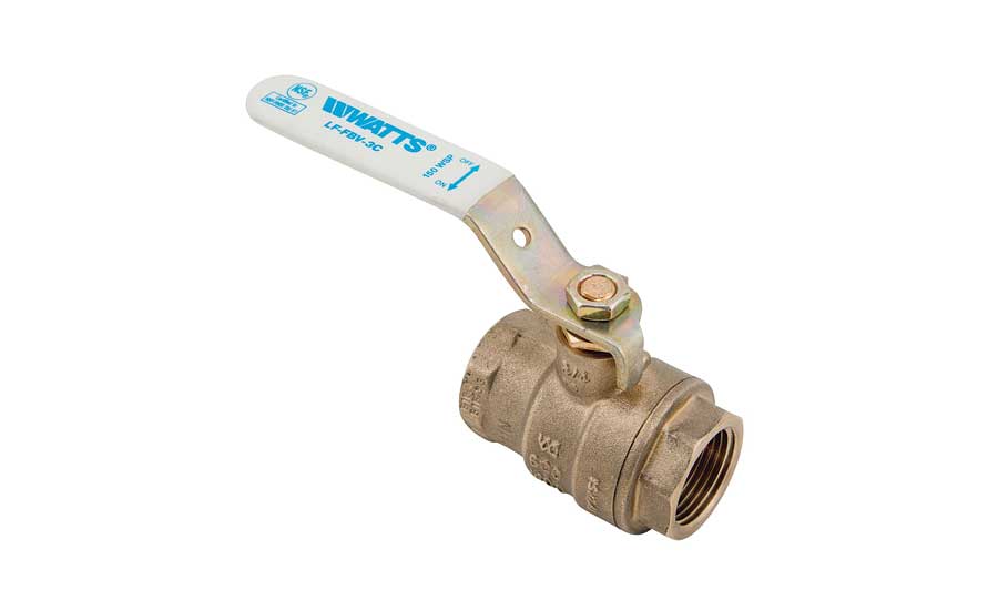 Selection of ball valves from Watts Water Technologies