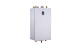 Condensing tankless water heater from Bosch