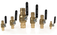 Brass ball valves from Uponor