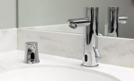 Hands-free sensor faucet from T&S Brass