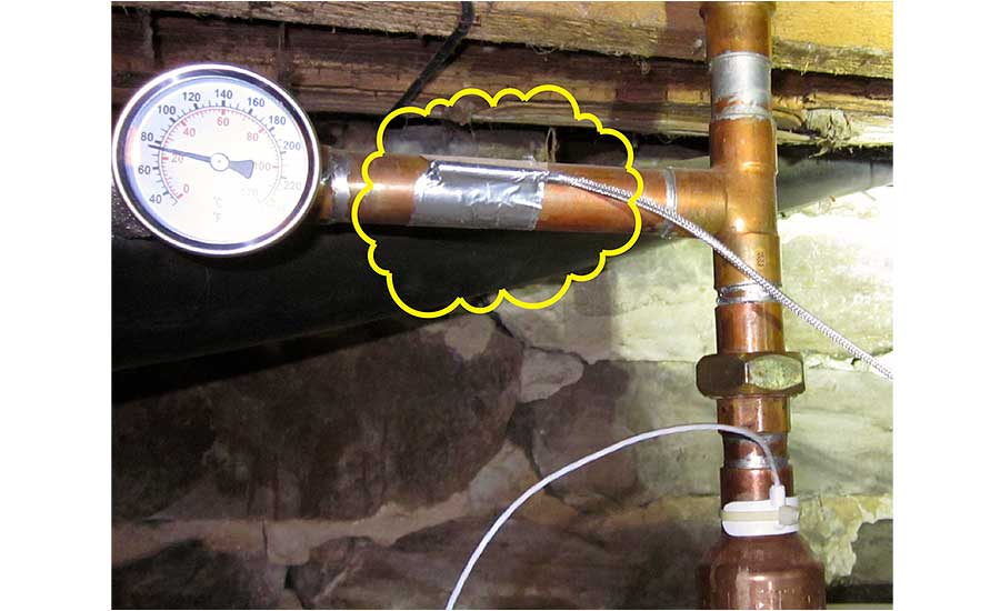 Figure 3. If temperature sensors are improperly mounted
