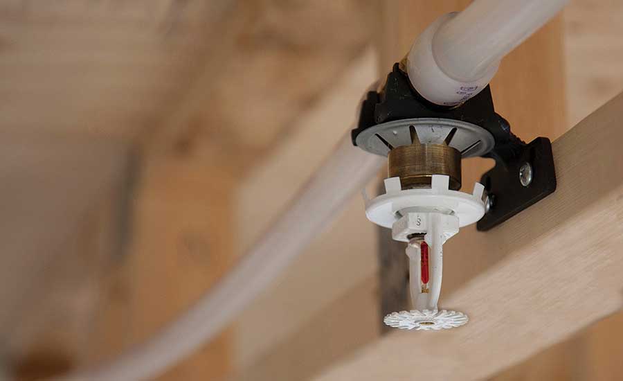 Residential fire sprinkler system from Uponor
