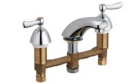 Modern commerical faucets from Chicago Faucets