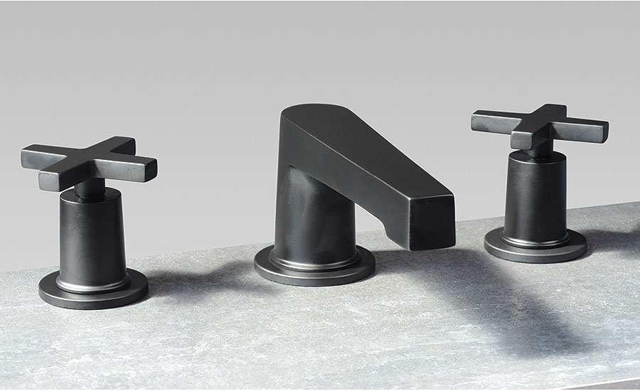 Widespread faucet and matching accessories from Newport Brass