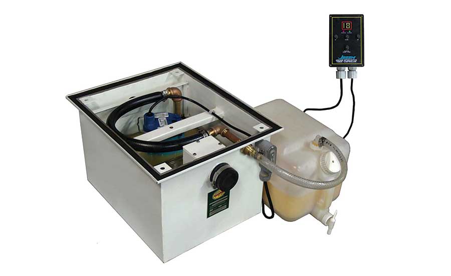 Timer-controlled grease removal pump and interceptor from Josam