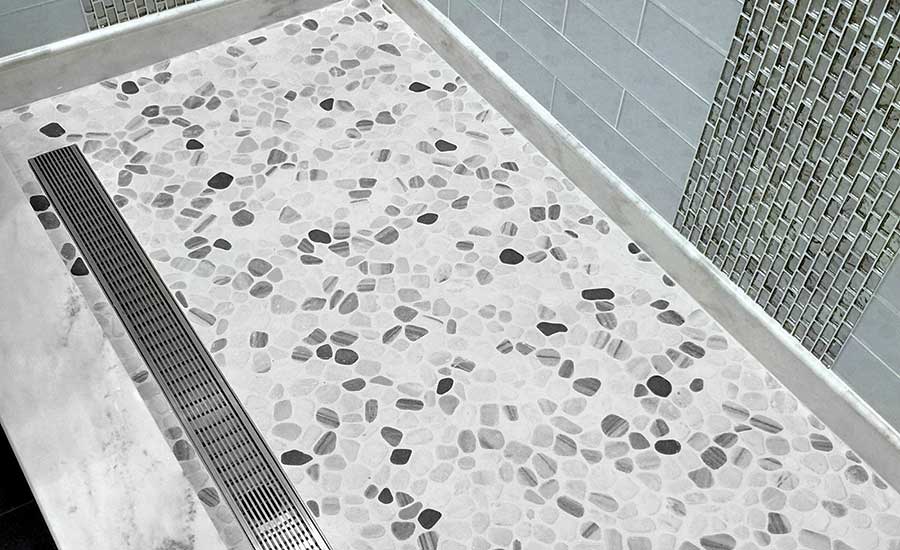 Linear Drain Shower Deals 50 Off, Large Tile Shower Floor Linear Drain