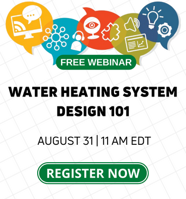 Water Heating System Design 101